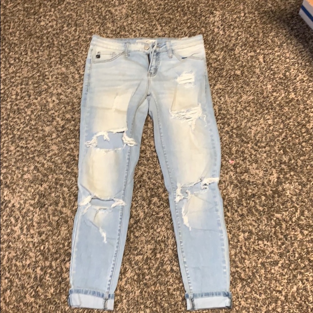 Washed jeans